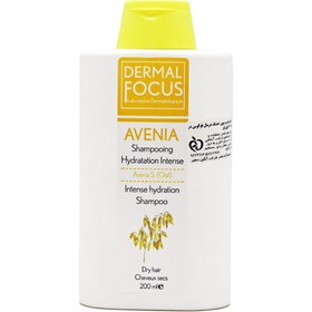 تصویر شامپو مدل Avenia مناسب موهای خشک 200میل درمال فوکوس Dermal Focus Avenia Intense Hydrating Shampoo 200ml