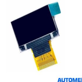 تصویر نمایشگر OLED تک رنگ سفید 0.96 اینچ دارای ارتباط SPI و چیپ درایور SSD1315 با کابل فلت 15 پین 