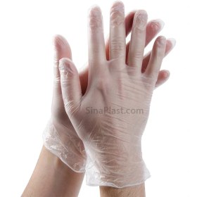 تصویر دستکش وینیل بدون پودر اوپی پرفکت (op-perfect) op perfect powder free vinyl gloves