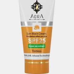 تصویر کرم ضد آفتاب SPF 25 آدرا Adra Sun Block Cream SPF25 