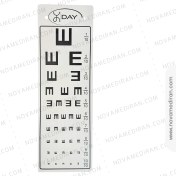 تصویر تابلو چارت بینایی سنجی دیواری 