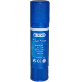 تصویر چسب ماتیکی 8گرم استورم Storm White Glue Stick 8g