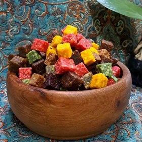 تصویر قند حبه ای طعم دار 