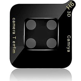 تصویر گلس محافظ لنز سه بعدی/ سامسونگ A22 5G /مدل LENS SHIELD/3D CAMERA BLACK 