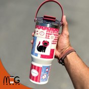 تصویر تراول ماگ کارتونی سیتارایوری ظرفیت ۹۰۰ میلی لیتر 