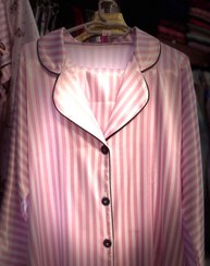 تصویر ست لباس خواب ساتن ابریشم ویکتوریا سیکرت 