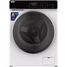 تصویر ماشین لباسشویی اتوماتیک سام مدل DD-P1485/W ظرفیت 9 کیلوگرم Sam DD-P1485/W Washing Machine 9 Kg