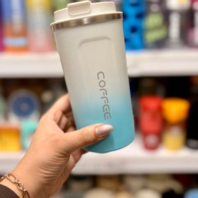 تصویر تراول ماگ coffee - صورتی 