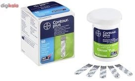 تصویر نوار تست قند خون کنتور پلاس ا Contour Plus Bayer Contour Contour Plus Bayer Contour