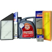 تصویر پکیج استاندارد روغن موتور بهتام | پژو 206 تیپ 2 بعد از 85 