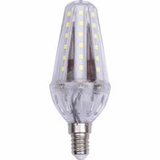 تصویر لامپ شمعی لوستری شفاف 6 وات LED رهنما مدل ZB48 پایه E14 