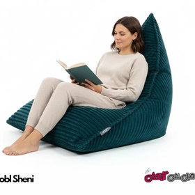 تصویر مبل شنی راحتی شیبدار کبریتی کد 31043