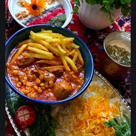 تصویر چلو خورشت قیمه خانگی 500 گرمی 