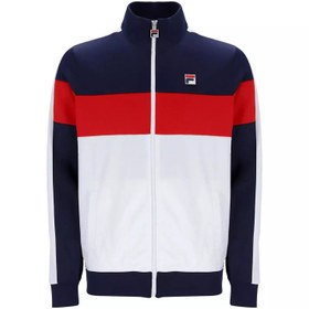 تصویر سویشرت ورزشی مردانه فیلا Fila Sport Assembly Track Sweatshirt سفید سرمه ای 