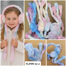 تصویر گوش گیر بچگانه پمپی صدا دار مدل تدی آبرنگی کد H-3169 