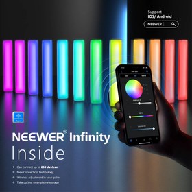 تصویر نور باتومی Neewer RGB1 Magnetic Handheld LED Light Stick 