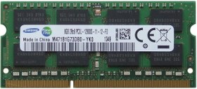 تصویر ماژول حافظه رم سامسونگ 8 گیگابایتی 8 گیگابایتی (1 8 8 گیگابایت) 204 پین SODIMM ، DDR3 PC3L-12800 ، 1600MHz برای لپ تاپ ها ا SAMSUNG 8GB DDR3 SO-DIMM Memory Module SAMSUNG 8GB DDR3 SO-DIMM Memory Module