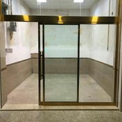 تصویر قاب فریم طلایی آنادایز آلومنیوم 