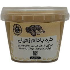 تصویر کره بادام زمینی ارگانیک ۲۵۰گرم طبیعی سلامت Organic peanut butter 250 gr natural salamat