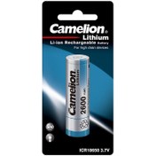 تصویر باتری قابل شارژ لیتیوم یون کملیون مدل Camelion Lithium ICR18650-2600BP1 3.7V 2600 