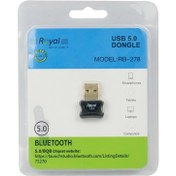 تصویر دانگل بلوتوث کامپیوتر رویال مدل RB-278 Royal RB-278 USB 5.0 Dongle