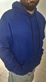 تصویر هودی بیسیک آبی 