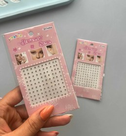 تصویر نگین چسبی صورت و چشم 