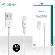 تصویر کابل لایتنینگ دیویا Devia C0328 Smart USB Cable توان 1 آمپر و طول 1 متر 