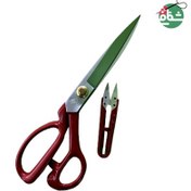 تصویر قیچی خیاطی پین سایز ۱۱ دسته قرمز 