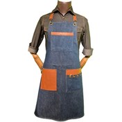 تصویر پيشبند باريستا جين آبي پانچ 64 