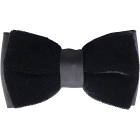 تصویر پاپیون مشکی مخمل 7167 