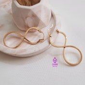 تصویر گوشواره حلقه ای بینهایت ژوپینگ 