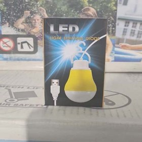 تصویر چراغ led موبایل و usb سفری 