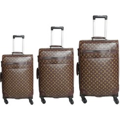 تصویر ست چمدان سه عددی مدل SBG4722 طرح ال وی 