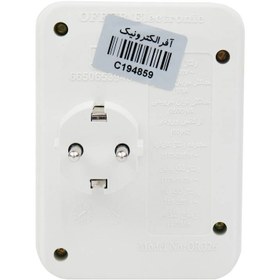 تصویر محافظ برق یخچال فریزر 2 خانه دیواری ارت دار آفر الکترونیک مدل OR326 OR326 Offer Voltage Protector