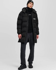 تصویر کاپشن مردانه مشکی Karl Lagerfeld | 5003218333 اورجینال 