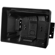 تصویر قاب دوکاره 9 اینچی نیسان وانت و مزدا کارا دارای 2 پورت usb با هولدر چوبی 