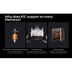 تصویر پرینتر سه بعدی Creality مدل K1C ا Creality K1C 3D Printer Creality K1C 3D Printer