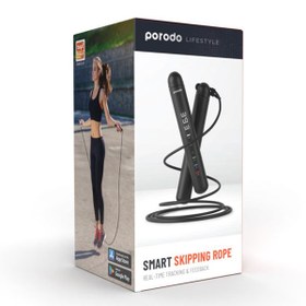 تصویر طناب پرش هوشمند پرودو مدل PD-SMVJP Porodo Lifestyle PD-SMVJP Smart Voice Jump Skip Rope