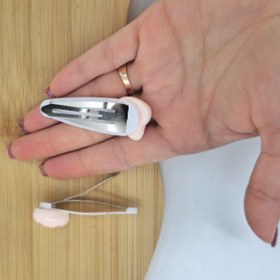 تصویر گیره مو تق تقی مدل خرگوش 