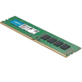 تصویر رم کامپیوتر کروشیال تک کاناله 4 گیگابایت با فرکانس 2666MHz ا Crucial DDR4 2666MHz 4GB CL19 Desktop Memory Crucial DDR4 2666MHz 4GB CL19 Desktop Memory