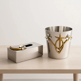 تصویر سطل استیل_برنج زبنق