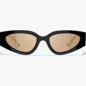 تصویر عینک افتابی مارک چنل - مشکی 