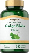 تصویر جینکو بیلوبا میلی گرم پایپینگ راک Piping Rock Ginkgo Biloba Supplements 120mg 