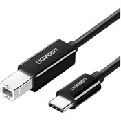 تصویر کابل پرینتر 2 متری Type-C به Type-B یوگرین US241 50446 UGREEN US241 Type-C to Type-B 2m Printer Cable