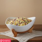 تصویر سالاد خوری سرامیکی کارولین منحنی مدل 215 