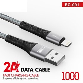 تصویر کابل شارژ لایتنینگ ارلدام مدل EC-091i طول 1/0 متر Earldom EC-091i lightning cable