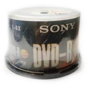 تصویر دی وی دی DVD-R خام SONY – 16X ظرفیت 4.7 گیگابایت 