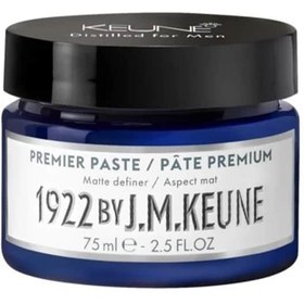 تصویر کرم نگهدارنده بسیار قوی و مات کننده موی آقایان کئون Keune Premier Paste 