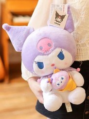 تصویر عروسک کرومی بستنی به دست سایز ۳۰ سانتی متر 